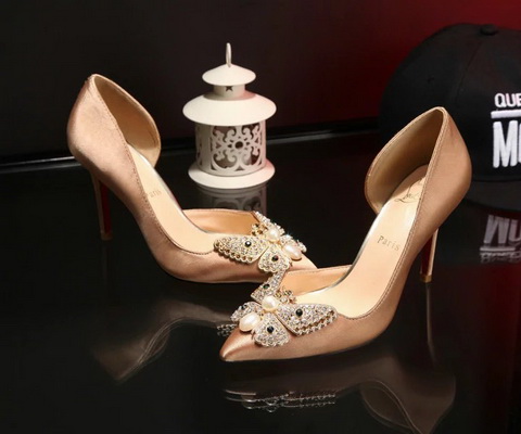 Christian Louboutin Shallow mouth stiletto heel Shoes Women--042